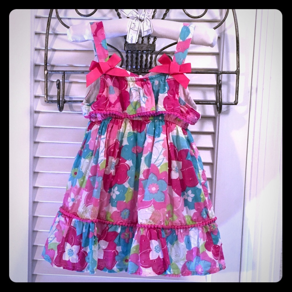 💛Floral dress and bloomers